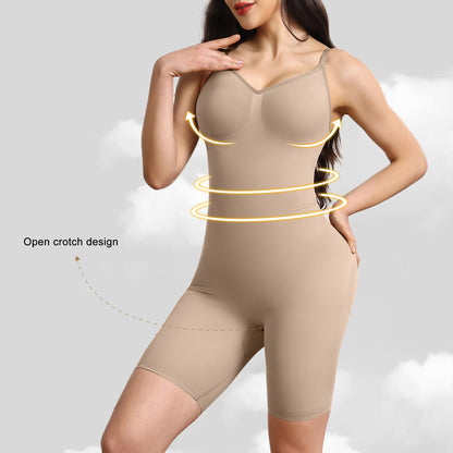 Fajas moldeadoras de culturismo para mujer, ropa interior de una pieza abierta que levanta caderas y adelgaza la cintura.