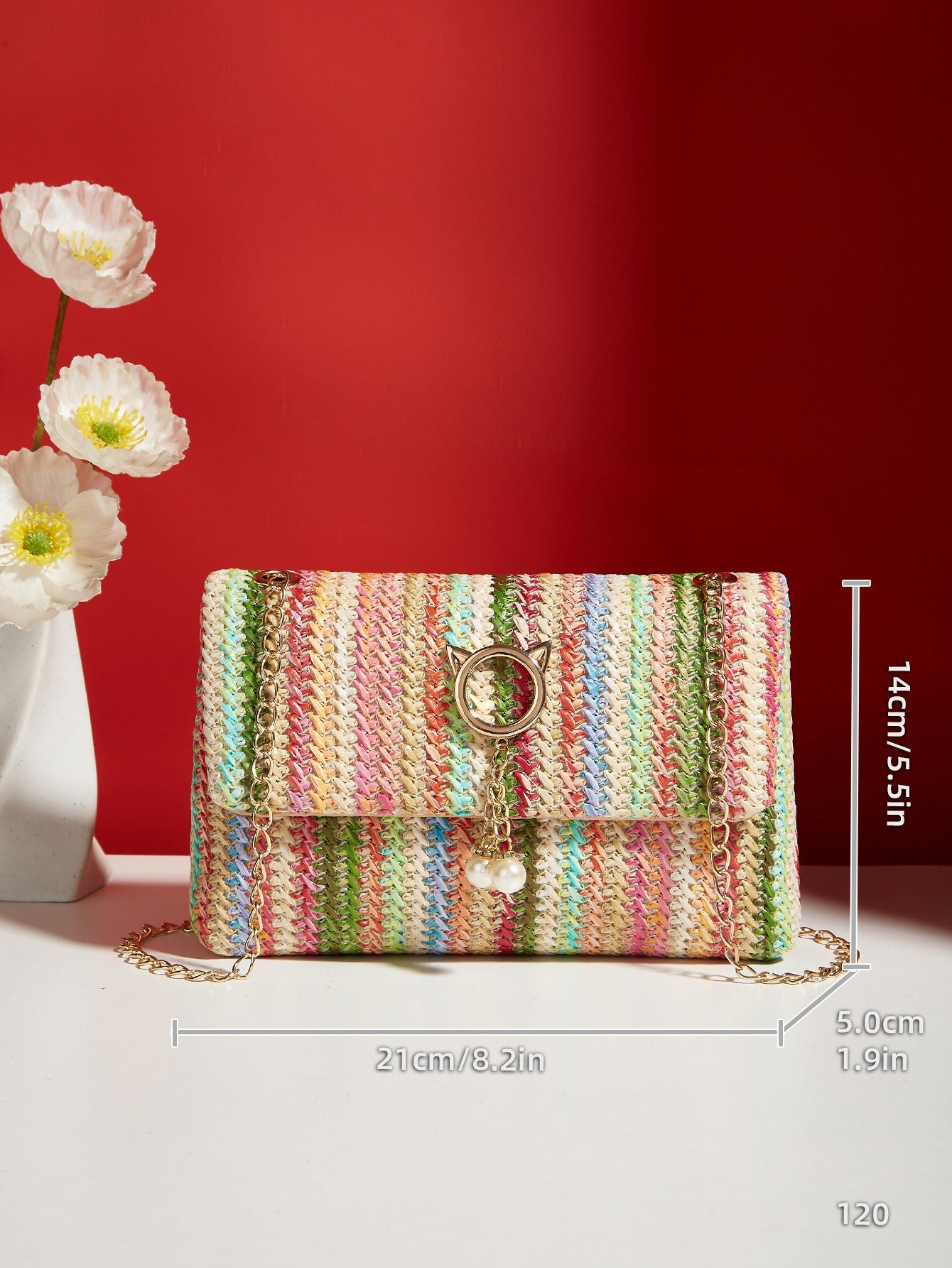 Charming Korean Straw Crossbody