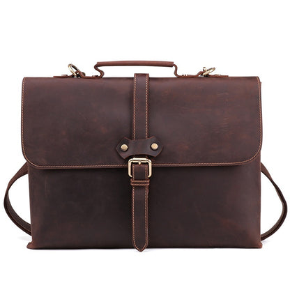 Maletín de cuero para hombre