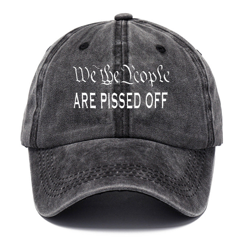 Washed Cotton Printed Old Dad Hat Men's Retro
