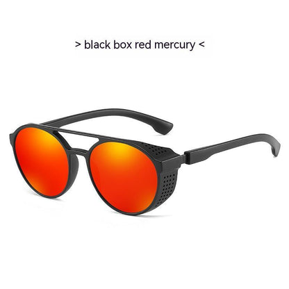Polarisierte Sonnenbrille für Männer und Frauen mit rundem Rahmen