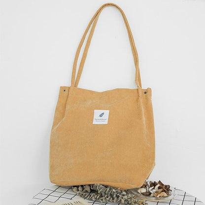 Bolsa de hombro reutilizable ecológica de lona
