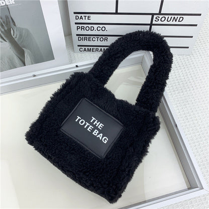 Mini Lamb Wool Tote - BAGMODA