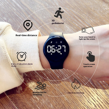 Reloj electrónico para estudiantes de secundaria, masculino y femenino, con alarma y vibración silenciosa.