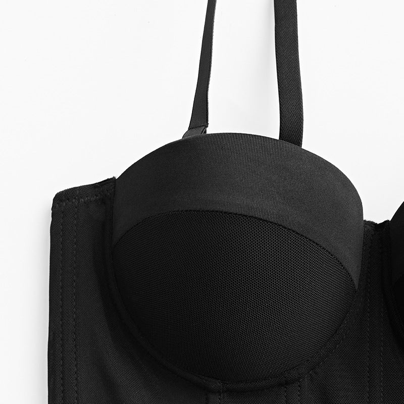Mesh Breathable Inner Layer and Multi-Dopamine Sexy Strapless
