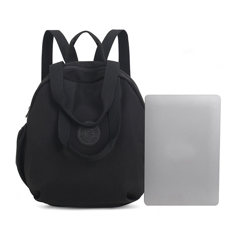 Black Round Multifunctional Backpack