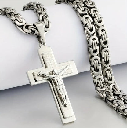 Joyería colgante de acero inoxidable para hombre con personalidad de moda y tendencia europea y americana