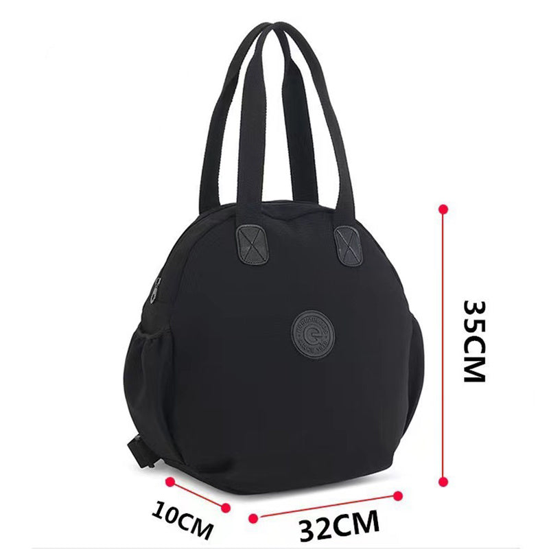 Black Round Multifunctional Backpack
