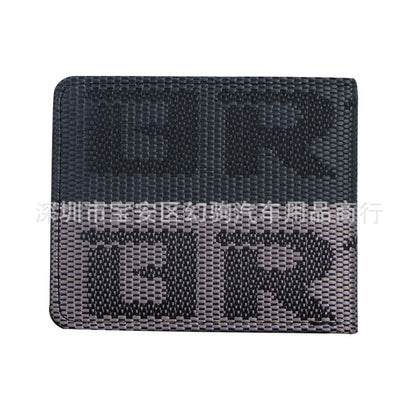 Cartera corta de tela modificada para coche de carreras
