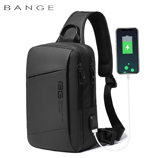 BANGE USB Technology Casual Chest Bag