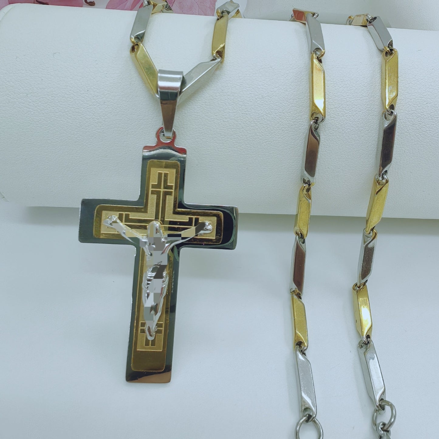 Joyería colgante de acero inoxidable para hombre con personalidad de moda y tendencia europea y americana