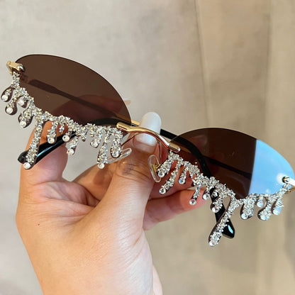 Handgemachte Tränen Sonnenbrille Foto für Männer und Frauen