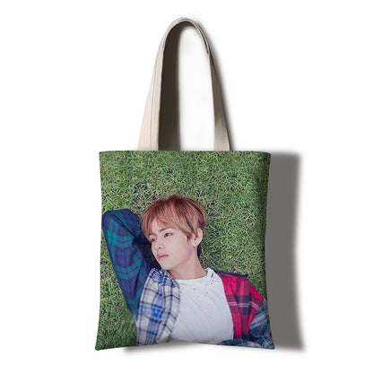 Handbag student letter art travel tutorial bag