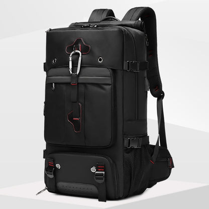 Mochila de viaje para exteriores de gran capacidad para senderismo y acampada.