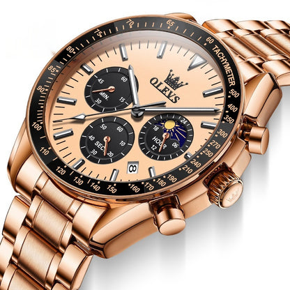 Reloj deportivo de cuarzo con personalidad y moda para hombre.