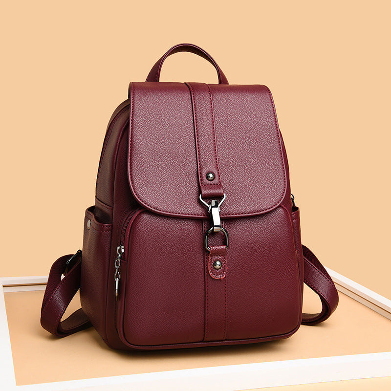 Sheepskin Leather Backpack