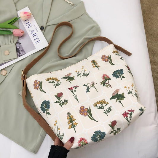 Floral Retro Shoulder Bag