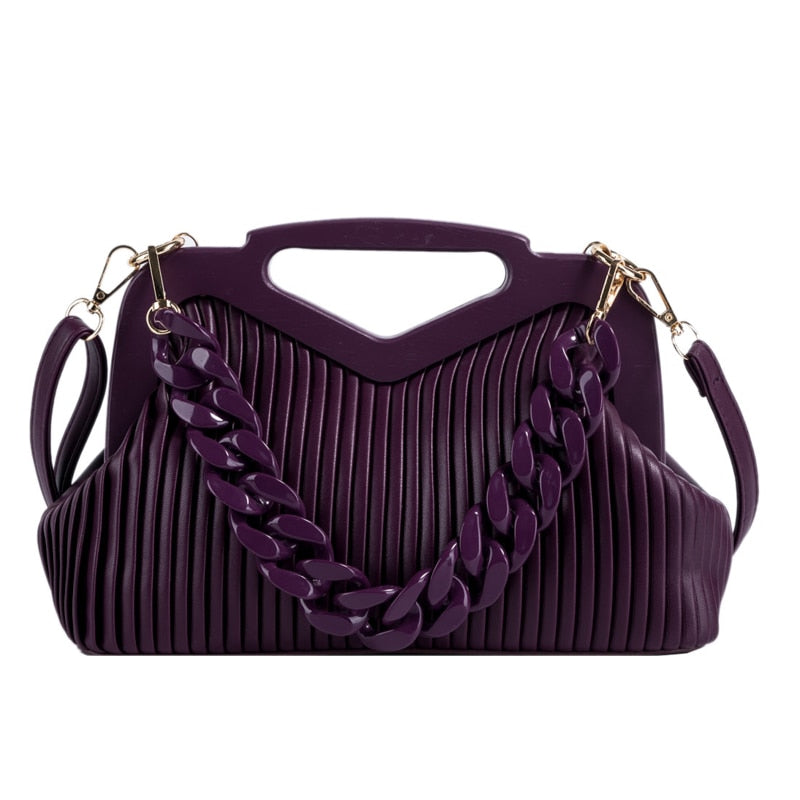 Triangle Pleated Bags