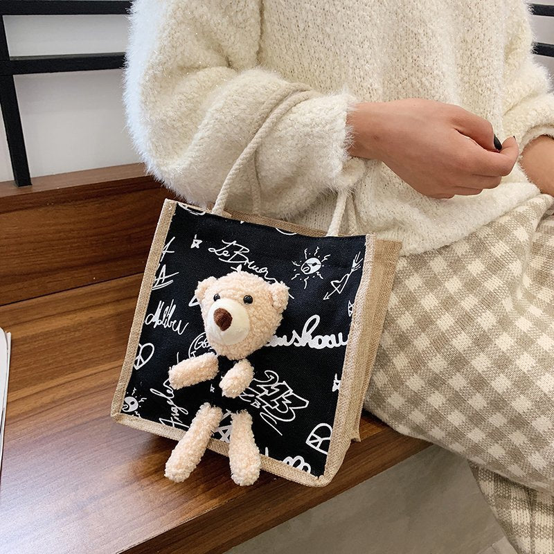 Bear Canvas Bag