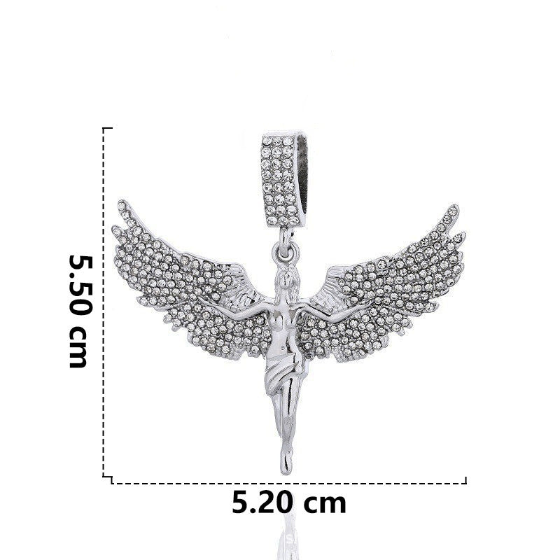 Persönlichkeit Diamant Stud Herren und Damen Leichte Luxus Halskette