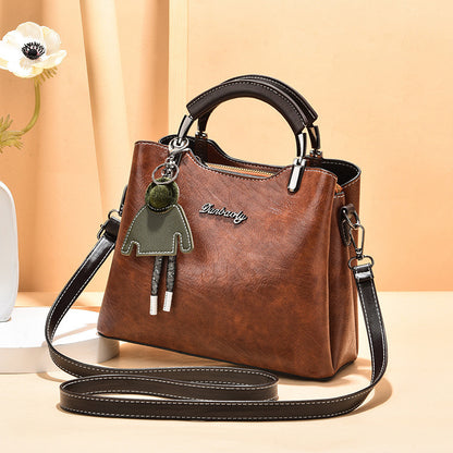 Einfache Retro Kleine Handtasche Damen