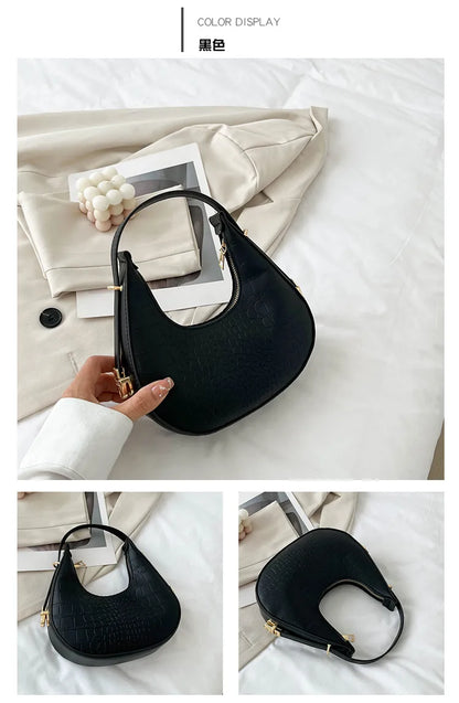 Alligator Pattern Hobo - BAGMODA