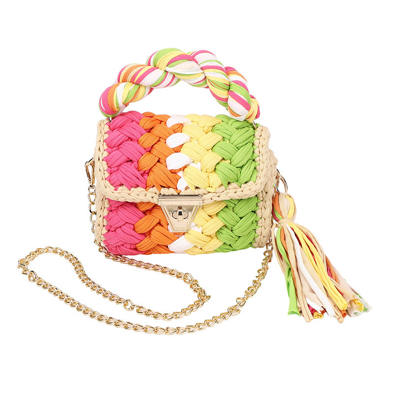 ColorPop Braided Street Bag