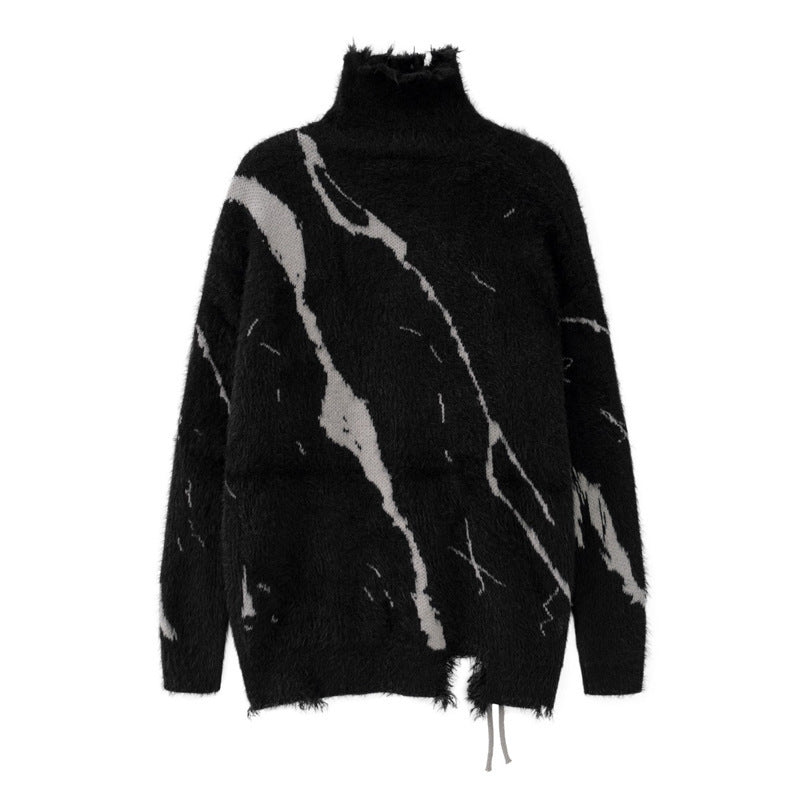 Men's Loose Lazy Turtleneck Sweater