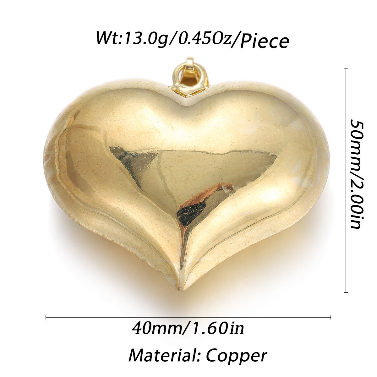 Oil Dripping Red Love Pendant Micro Inlaid Zircon Accessories