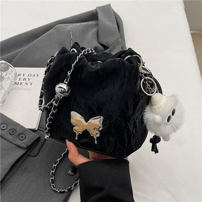 Designer-Umhängetasche mit Kette
