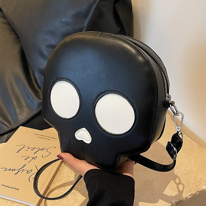 Cute Skull Small Round Bag