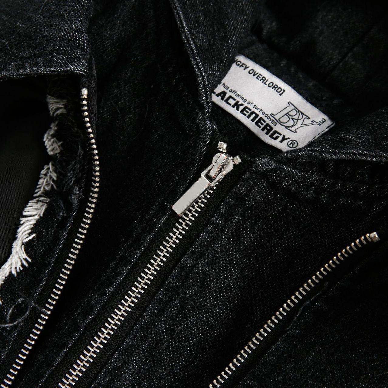 American Retro Washing Heavy Industry Stitching Hooded Jacket Jacket
