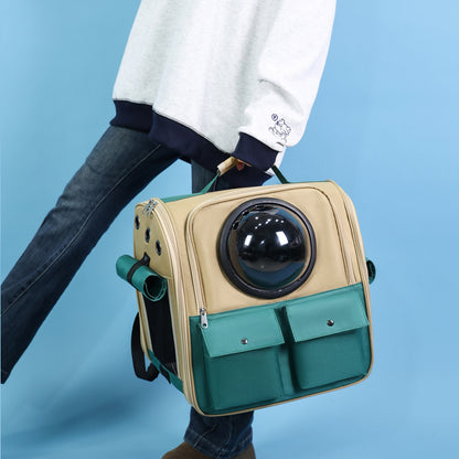 Mochila extensible para mascotas, para cabina, para gatos, de gran capacidad