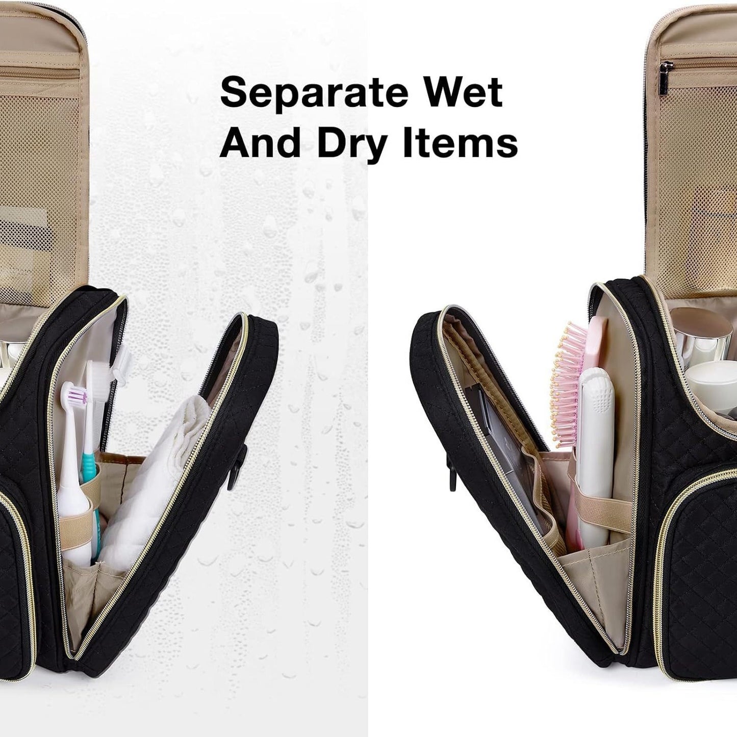 Bolsa de almacenamiento multifuncional de viaje portátil impermeable de gran capacidad para mujer