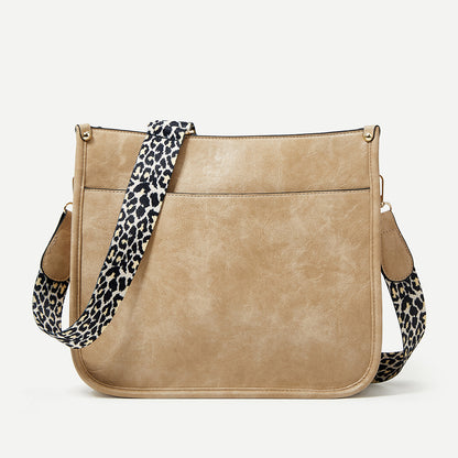 Crossbody-Schultertaschen mit Leopardenmuster und großer Kapazität