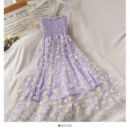 Damenkleider, Sommer, V-Ausschnitt, Blumendruck, Boho-Strandkleid