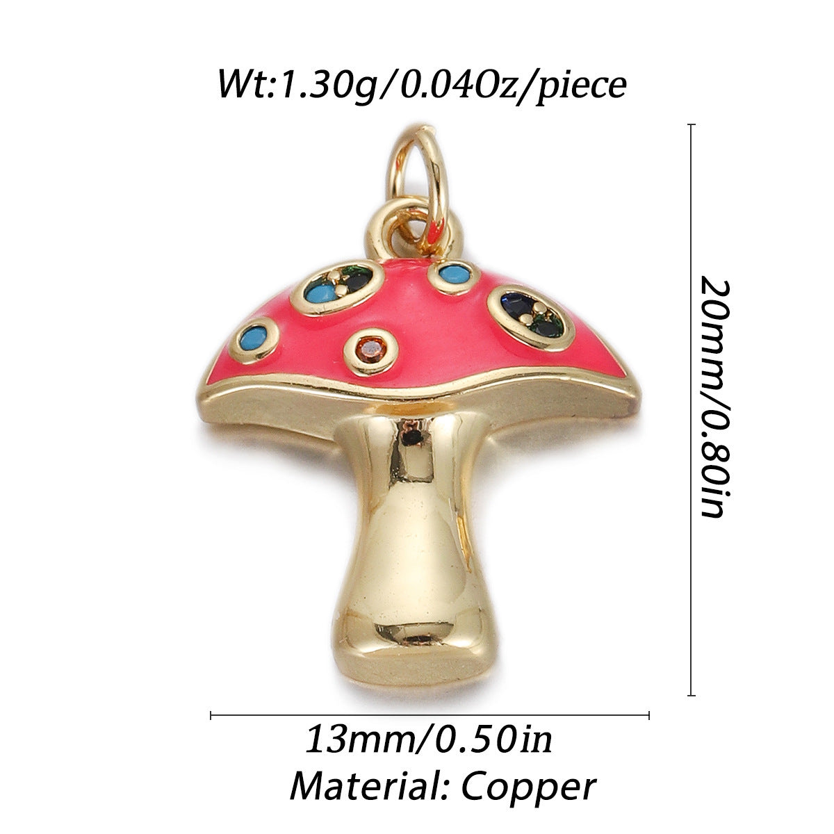 Animal Series Pendant Drop Oil Inlaid Zircon Diy Bracelet Necklace
