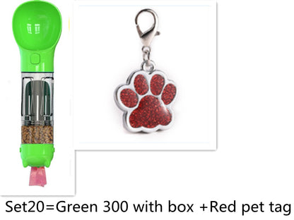 Vaso de agua multifuncional para mascotas Para llevar con el perro