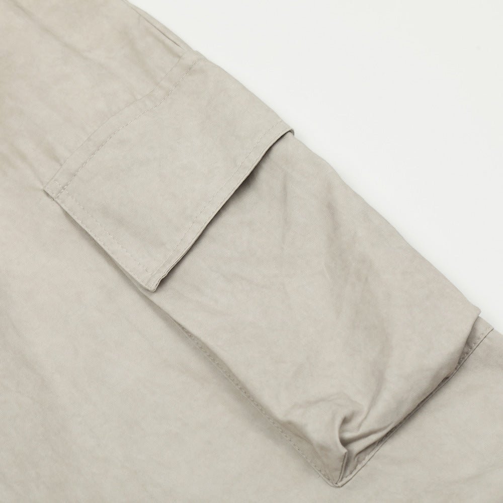 Multi - pocket Pleated Casual Working Pants Men - BAGMODA