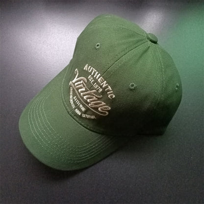Gorra de béisbol con visera y bordado de letras europeas y americanas para hombres y mujeres