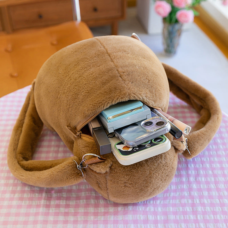 Capybara Rucksack Plüschtier Kreativer Rucksack