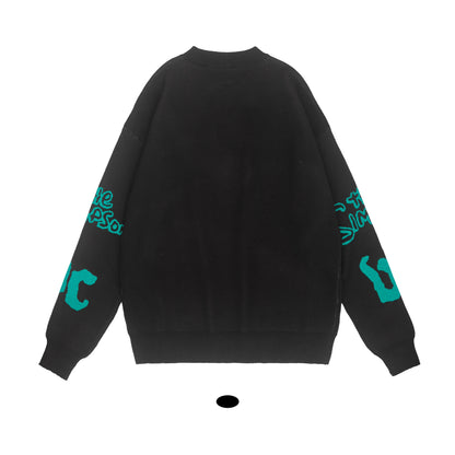 European And American Street Trendy Thin Couple Sweater