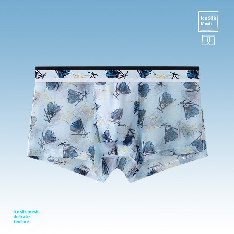 Mesh Ultra-thin Breathable Men's Boxer Shorts