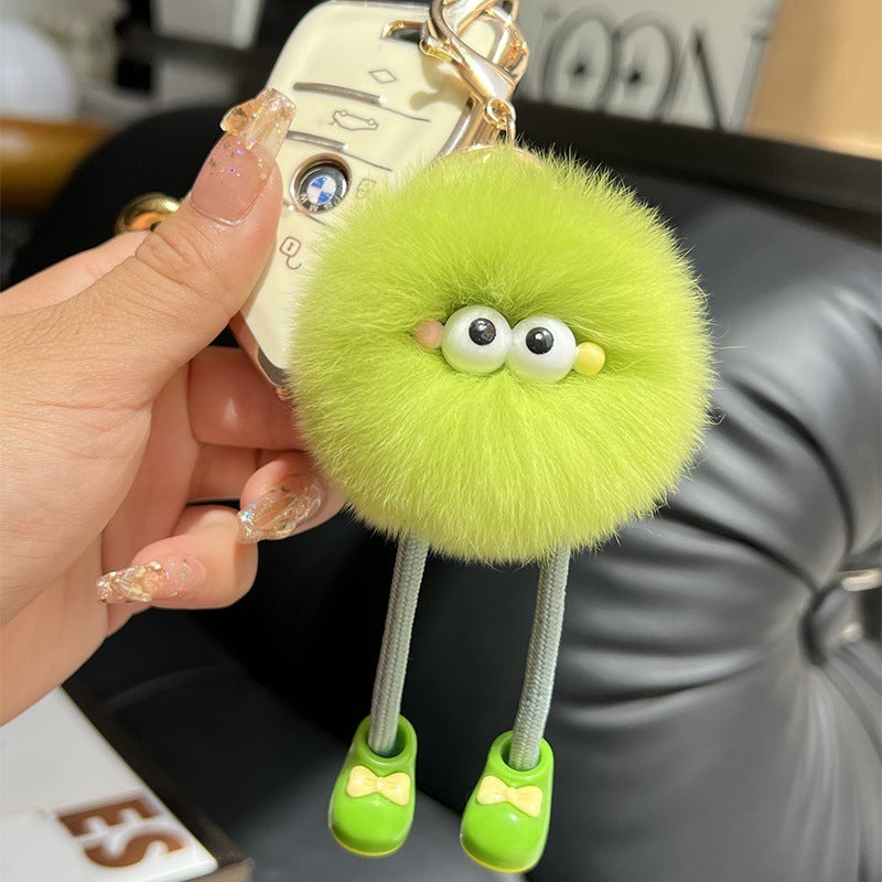 Plush Big Long Leg Small Briquette Key Ring