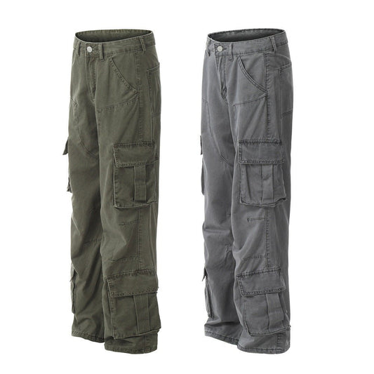 Fashion Personality Multi - pocket Cargo Pants Men - BAGMODA