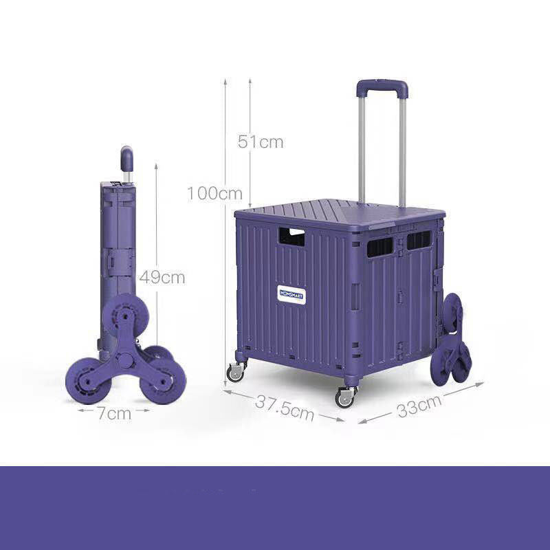 Carrito de compras plegable
