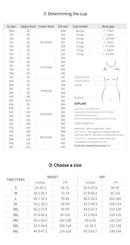 Einteilige Taillen- und Hüftstraffung, straffe Körperfett-Shapewear für Frauen in Übergröße