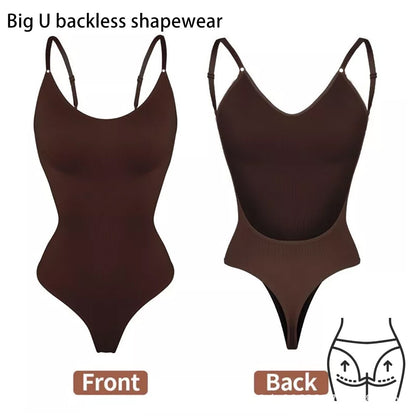 Nahtlose, rückenfreie Shapewear in Übergröße
