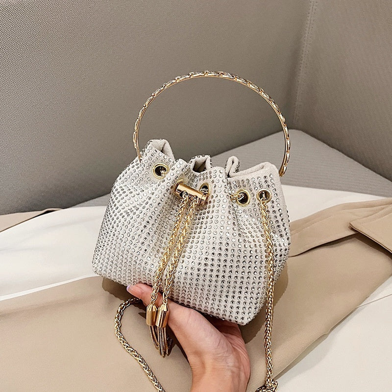Shiny Diamond Bucket bag