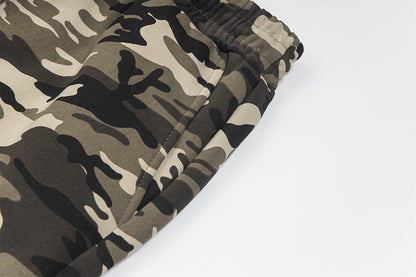 Pantalones deportivos holgados de camuflaje para mujer